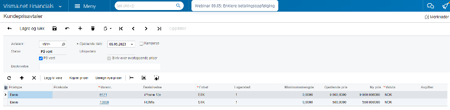 Oppdaterte priser i Visma Net