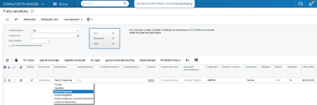 Status blokkert eller feil i Visma Net